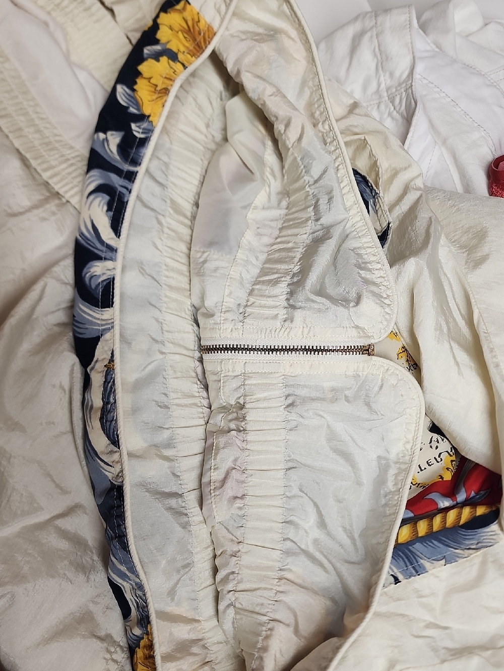 Winterset Unisex vintage jogging suit.  Floral & much more print. Oversized sz S - Picture 12 of 12